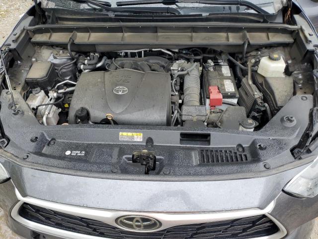 5TDCZRBH4MS146611 - 2021 TOYOTA HIGHLANDER L رمادي صورة 12