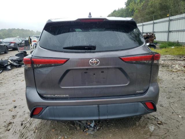 5TDCZRBH4MS146611 - 2021 TOYOTA HIGHLANDER L رمادي صورة 6