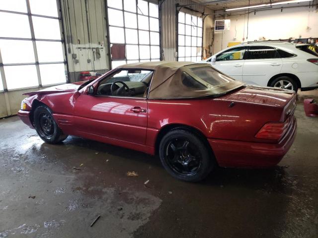 WDBFA68FXXF175980 - 1999 MERCEDES-BENZ SL 500 RED photo 2