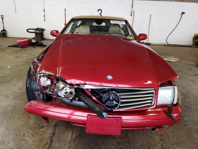 WDBFA68FXXF175980 - 1999 MERCEDES-BENZ SL 500 RED photo 5