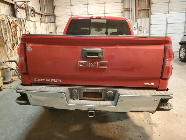 3GTU2UEC4FG433296 - 2015 GMC SIERRA K1500 SLE RED photo 6