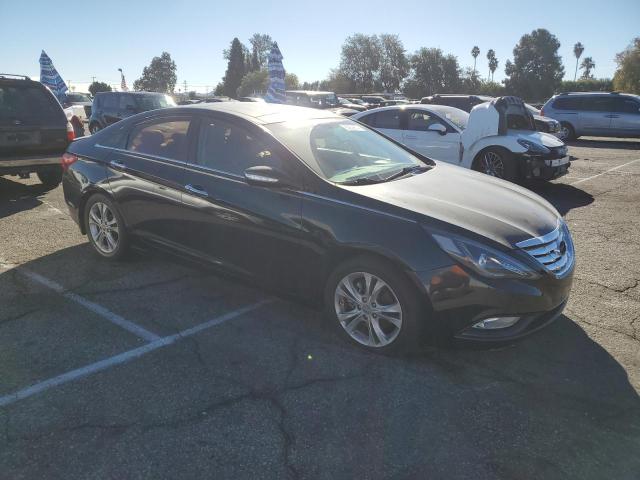 5NPEC4AC2CH390944 - 2012 HYUNDAI SONATA SE BLACK photo 4