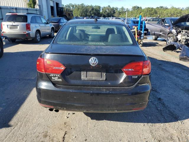 3VWLL7AJ8CM427767 - 2012 VOLKSWAGEN JETTA TDI BLACK photo 6