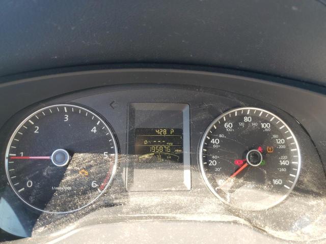 3VWLL7AJ8CM427767 - 2012 VOLKSWAGEN JETTA TDI BLACK photo 9