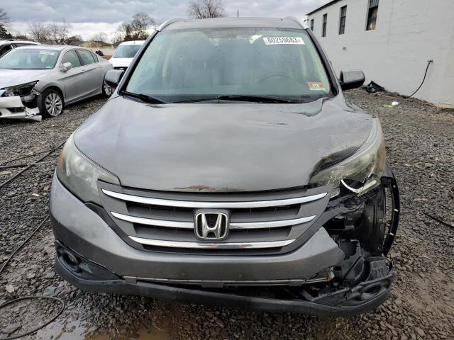 JHLRM4H70CC006357 - 2012 HONDA CR-V EXL GRAY photo 5