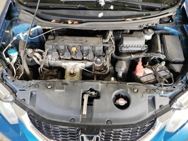 19XFB2F99FE019233 - 2015 HONDA CIVIC EXL ლურჯი ფოტო 11