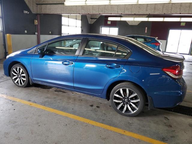 19XFB2F99FE019233 - 2015 HONDA CIVIC EXL ლურჯი ფოტო 2