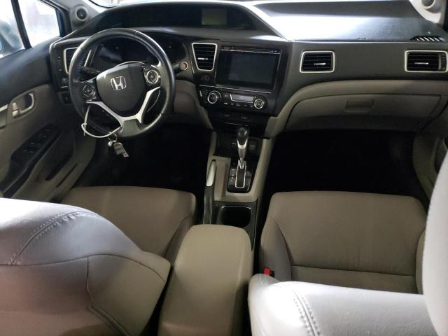 19XFB2F99FE019233 - 2015 HONDA CIVIC EXL ლურჯი ფოტო 8
