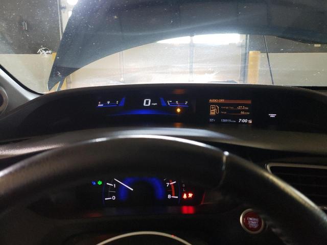 19XFB2F99FE019233 - 2015 HONDA CIVIC EXL ლურჯი ფოტო 9