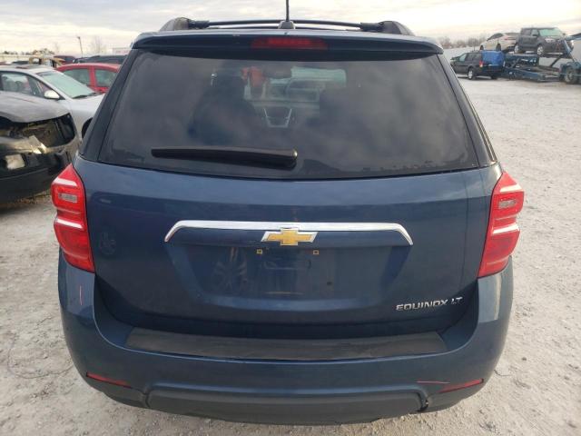 2GNALCEK8G6290357 - 2016 CHEVROLET EQUINOX LT BLUE photo 6