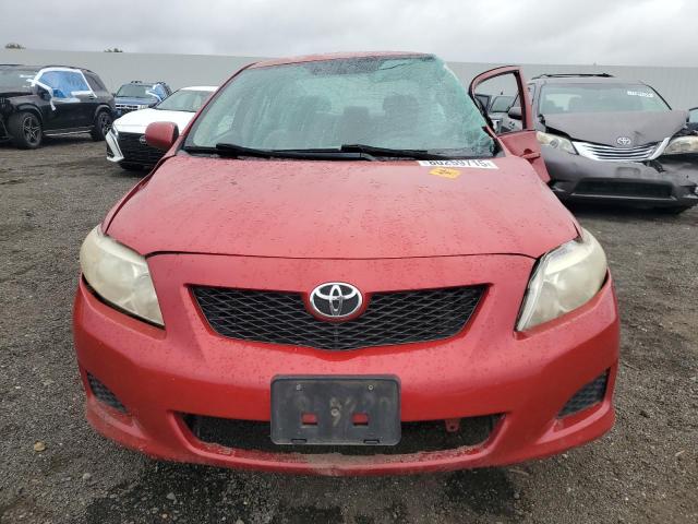JTDBL40E59J020254 - 2009 TOYOTA COROLLA BASE RED photo 5