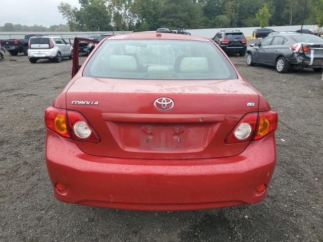 JTDBL40E59J020254 - 2009 TOYOTA COROLLA BASE RED photo 6