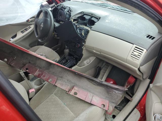 JTDBL40E59J020254 - 2009 TOYOTA COROLLA BASE RED photo 8