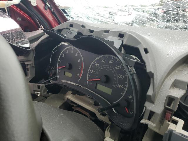 JTDBL40E59J020254 - 2009 TOYOTA COROLLA BASE RED photo 9