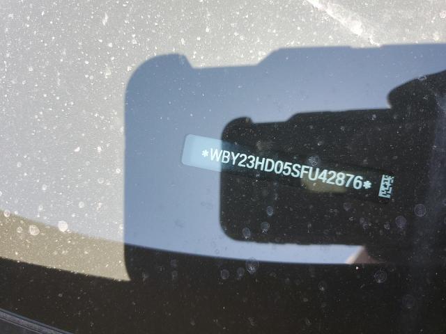 WBY23HD05SFU42876 - 2025 BMW I4 EDRIVE 40 CHARCOAL photo 12