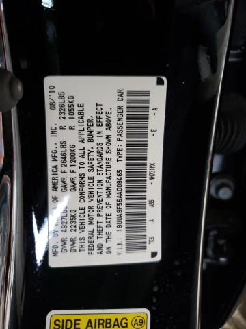 19UUA9F56AA009465 - 2010 ACURA TL BLACK photo 13