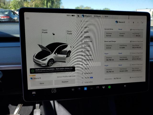 7SAYGDEE6PA101405 - 2023 TESLA MODEL Y თეთრი ფოტო 9