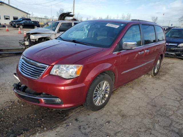 2C4RC1CG3DR588517 - 2013 CHRYSLER TOWN & COU TOURING L RED photo 1