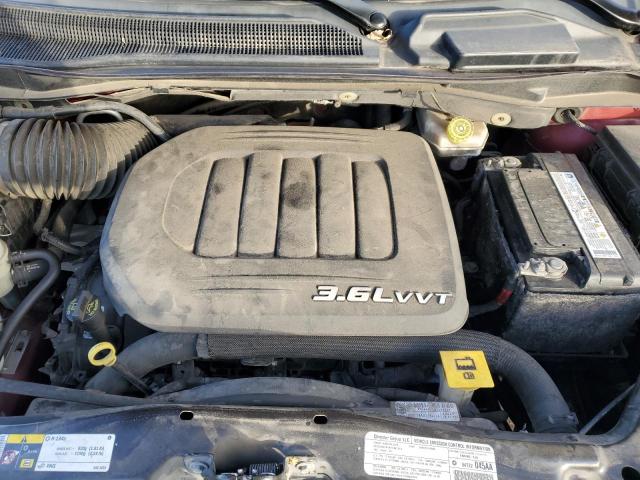 2C4RC1CG3DR588517 - 2013 CHRYSLER TOWN & COU TOURING L RED photo 12