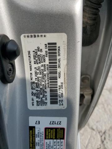 1NXBU40EX9Z119918 - 2009 TOYOTA COROLLA BASE Gümüş foto 12