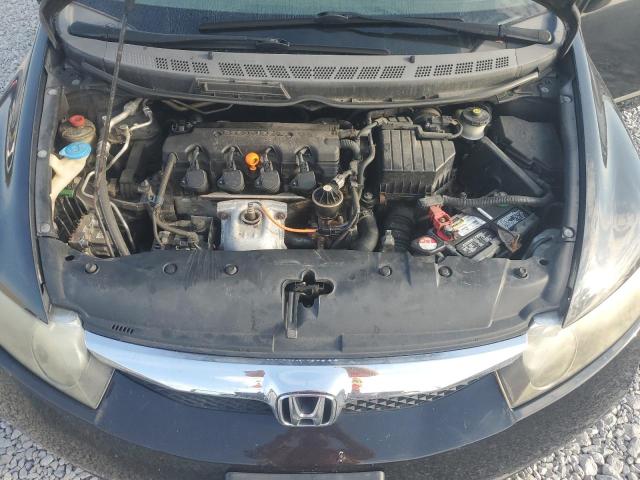 2HGFA16849H508380 - 2009 HONDA CIVIC EX BLACK photo 11