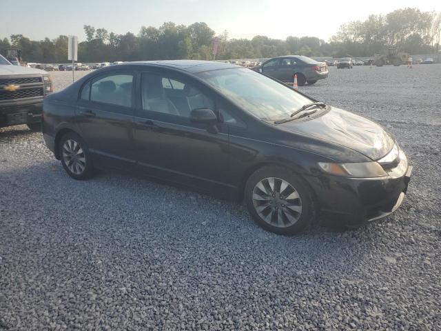 2HGFA16849H508380 - 2009 HONDA CIVIC EX BLACK photo 4