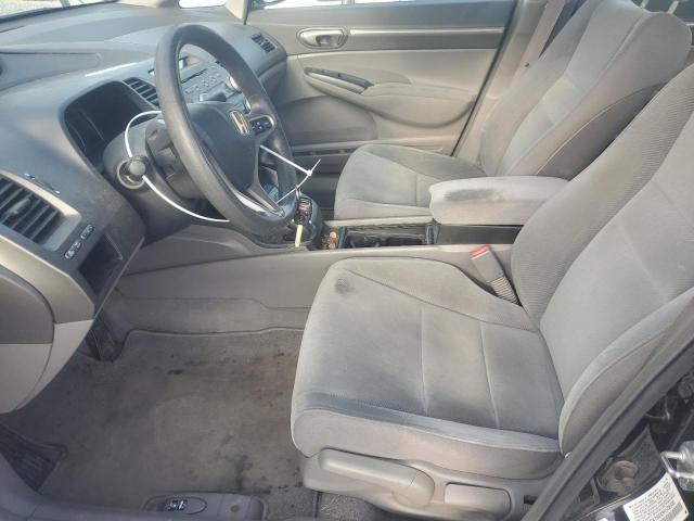 2HGFA16849H508380 - 2009 HONDA CIVIC EX BLACK photo 7