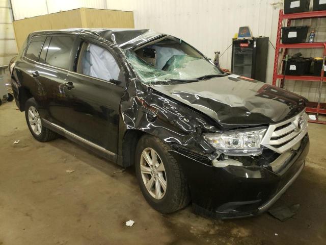 5TDZA3EH3CS017722 - 2012 TOYOTA HIGHLANDER BASE BLACK photo 4