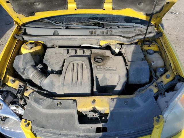 1G1AK12F557622980 - 2005 CHEVROLET COBALT YELLOW photo 11