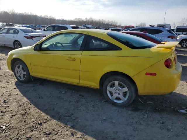 1G1AK12F557622980 - 2005 CHEVROLET COBALT YELLOW photo 2