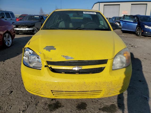 1G1AK12F557622980 - 2005 CHEVROLET COBALT YELLOW photo 5