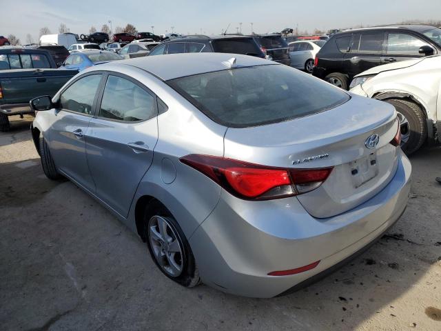 5NPDH4AE6EH505269 - 2014 HYUNDAI ELANTRA SE SILVER photo 2