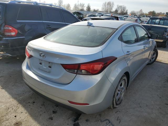 5NPDH4AE6EH505269 - 2014 HYUNDAI ELANTRA SE SILVER photo 3