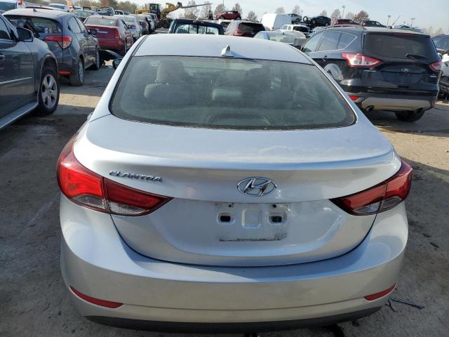 5NPDH4AE6EH505269 - 2014 HYUNDAI ELANTRA SE SILVER photo 6