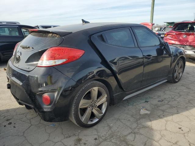 KMHTC6AE2FU235286 - 2015 HYUNDAI VELOSTER TURBO BLACK photo 3