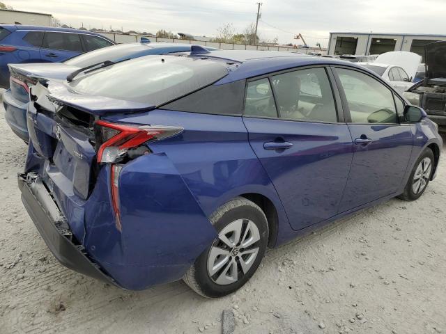 JTDKBRFU9J3583850 - 2018 TOYOTA PRIUS BLUE photo 3