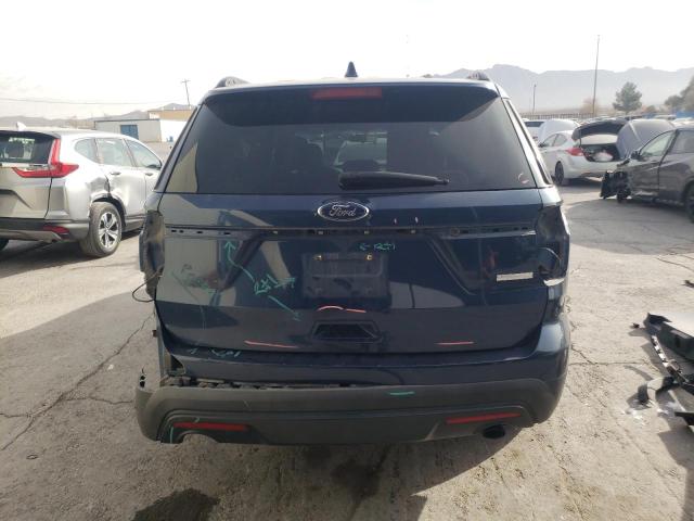 1FM5K7BH2GGC71330 - 2016 FORD EXPLORER BLUE photo 6