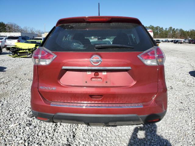 5N1AT2MT8GC917171 - 2016 NISSAN ROGUE S RED photo 6