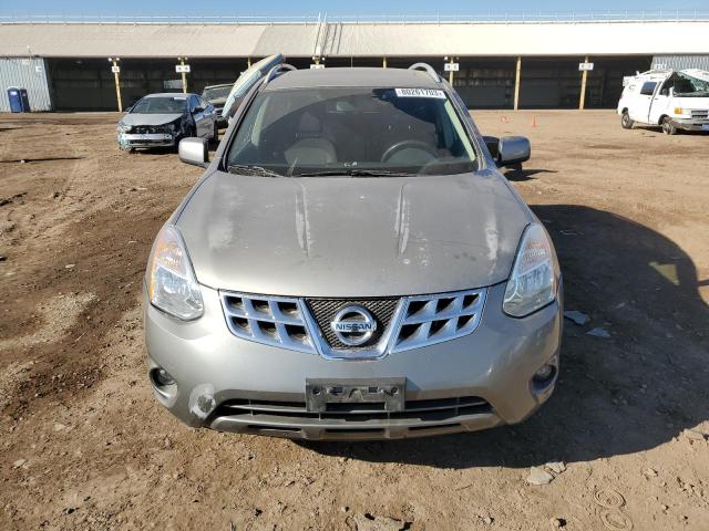 JN8AS5MT7DW530974 - 2013 NISSAN ROGUE S GRAY photo 5