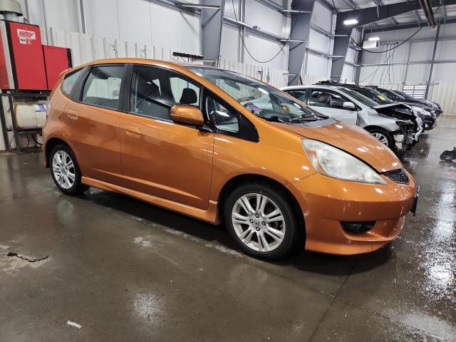 JHMGE8H40AS025541 - 2010 HONDA FIT SPORT 橙色 照片 4