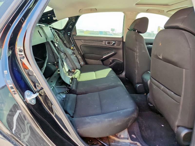 JHMFE1F70NX001362 - 2022 HONDA CIVIC EX BLACK photo 10