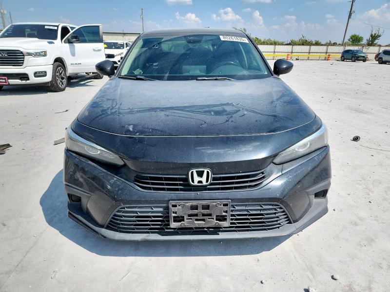 JHMFE1F70NX001362 - 2022 HONDA CIVIC EX BLACK photo 5