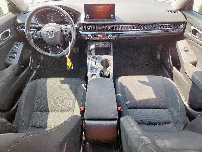 JHMFE1F70NX001362 - 2022 HONDA CIVIC EX BLACK photo 8