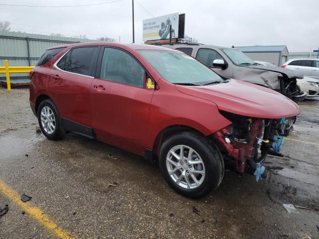 2GNAXKEV9N6119834 - 2022 CHEVROLET EQUINOX LT RED photo 4