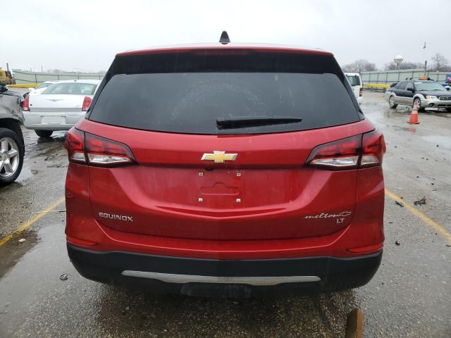 2GNAXKEV9N6119834 - 2022 CHEVROLET EQUINOX LT RED photo 6