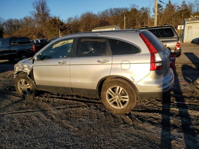 5J6RE4H76AL036691 - 2010 HONDA CR-V EXL SILVER photo 2