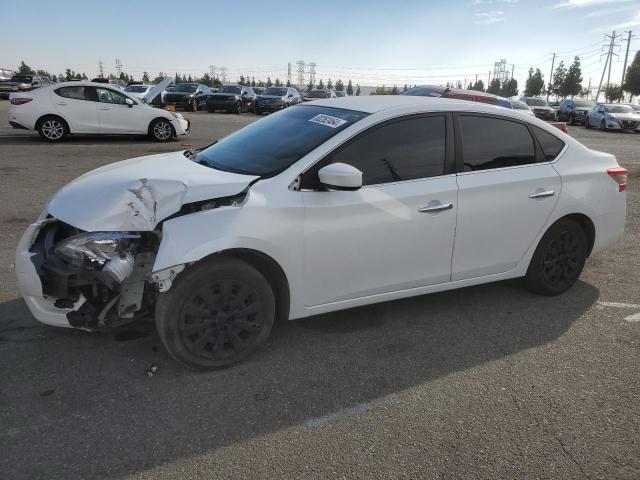 3N1AB7AP2FY351450 - 2015 NISSAN SENTRA S WHITE photo 1