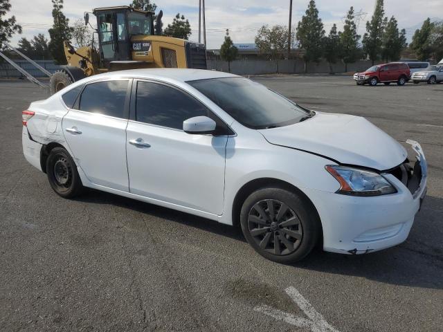 3N1AB7AP2FY351450 - 2015 NISSAN SENTRA S WHITE photo 4