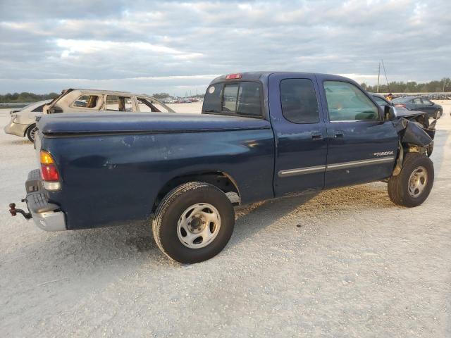 5TBRT34133S375135 - 2003 TOYOTA TUNDRA ACCESS CAB SR5 BLUE photo 3