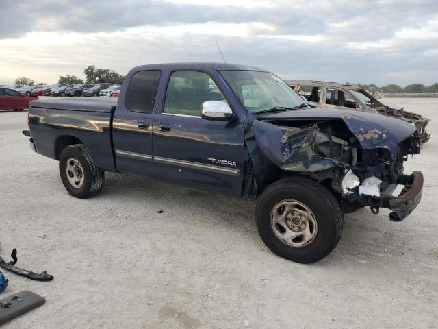 5TBRT34133S375135 - 2003 TOYOTA TUNDRA ACCESS CAB SR5 BLUE photo 4